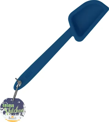 Produktbild von BIRKMANN Teiglöffel, blau, 29 x 6,5 cm, aus lebensmittelechtem Silikon, BPA-frei, 422575
