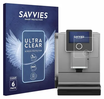 Produktbild von 6x Für Nivona NICR 970 Schutzfolie Savvies Displayschutz Display Schutz Folie Klar Transparent