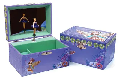Imagen del producto de Caja de música Svoora para joyas, modelo Roxane - joyero rosa para niños