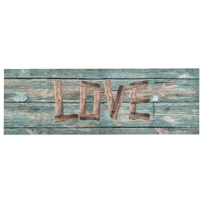 Produktbild von vidaXL Küchenbodenmatte Waschbar Love 45x150 cm
