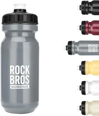 Produktbild von ROCKBROS Fahrrad Trinkflasche Sport BPA-Frei Auslaufsichere Flasche Radfahren Wasserflasche für Fahrrad Camping Gym Wandern 600ml