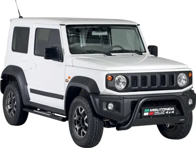 Image de Pare-buffle Avant pour Suzuki Jimny 2018-2025 63 mm en Acier Noir