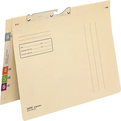 Obrázok produktu pre 50x LEITZ 2139-00-11 Zwiebalková zošitová väzba Orgacolor, A4, úradná väzba, chamois