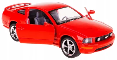 Produktbild von Kinsmart Ford Mustang 2006 Modellauto 1:34 Rot