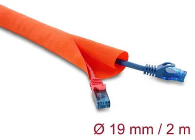 Obrázek produktu pro DeLOCK 19019, Oranžová, Polyester, -40 - 150 °C, 1 kusů, 2 cm, 1,9 cm