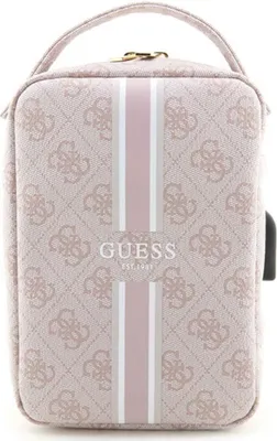 Produktbild von Guess Universelle Tasche Tragetasche Umhängetasche 4G Printed Stripes Pink