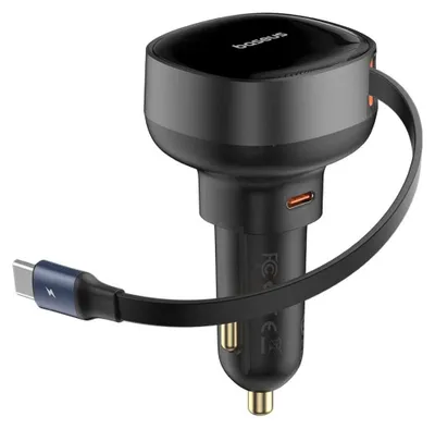 Image de Baseus C00057802111-01 Chargeur universel pour appareils mobiles Noir Allume-cigare Auto