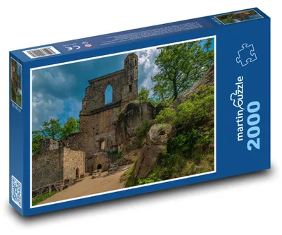 Produktbild von Puzzle 2000 Vergessene Burg Oybin in Sachsen - martinpuzzle