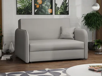 Obrázek produktu pro Dvoumístná rozkládací pohovka BELA LOFT 2 - světlá šedá