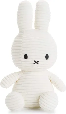 Obrázok produktu pre Plyšová figúrka Miffy Cord (biela, 33 cm) Plyšová hračka králik