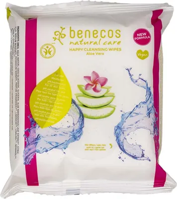 Produktbild von Happy Cleansing Wipes - Aloe Vera Gesichtsreinigungstcher