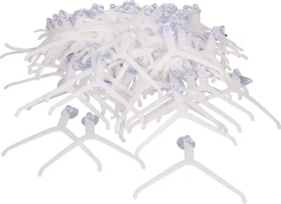 Image de Multipack football avec 100 cintres en plastique pour mini-maillots (1 lot)