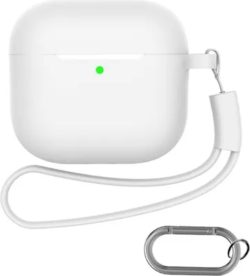 Zdjęcie produktu dla INF Etui na AirPods z brelokiem i akcesoriami Biały AirPods 1/2
