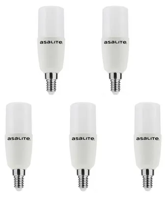 Produktbild von Asalite LED-Lampe T37 E14 7W 600lm 3000K 220-240V 5 Stück