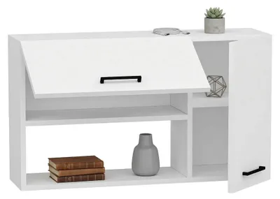 Produktbild von Rassa - Hängeschrank, 90x52h cm Weiß, 2 Einlegeböden