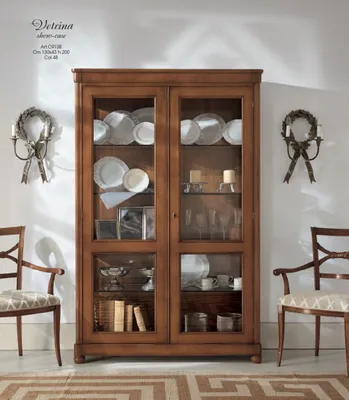 Image de Salle de séjour Buffet en verre Armoire Vitrine Salle à manger Buffet en bois Armoires Meubles