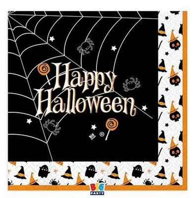 Obrázok produktu pre Servítky "Halloween", 33 x 33 cm, 16 ks/balenie, 2370076318