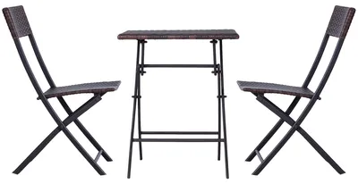 Produktbild von Barkrukken-Set - Barhocker - Bistrohocker - Küchenhocker - Hocker - Schwarz, Kunstleder