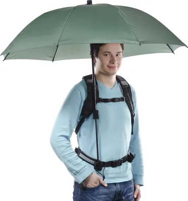 Produktbild von Walimex Pro Swing handsfree deštník s nosným rámem olivový, střední (1017911)