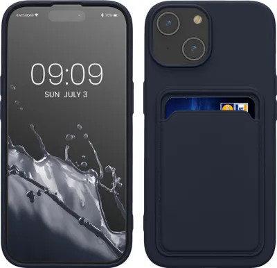 Productafbeelding van kwmobile KWM000020EM003C, hoesje, Apple, iPhone 15, donkerblauw