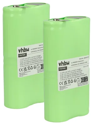 Produktbild von vhbw 2x Akku Ersatz für Fluke PM9086 001, B10858, AS30006 für Messgerät (4500 mAh, 4,8 V, NiMH)
