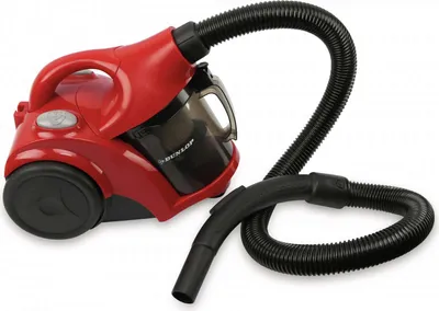 Immagine prodotto di Dunlop aspirapolvere senza sacco 700W - Prestazioni potenti - Con avvolgicavo - Incl. spazzola per pavimenti, bocchetta stretta e spazzola rotonda - 78dB - Contenitore polvere 2 litri - Rosso/nero