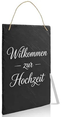 Image de Solidchoice - Tableau en ardoise naturelle pour notes et décorations