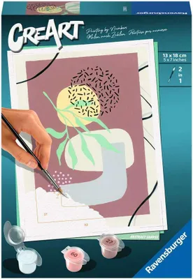 Produktbild von Ravensburger CreArt Abstract Shapes, Malen nach Zahlen, Malset, Malvorlage, Malen, 23543