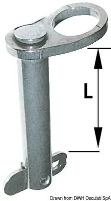 Obrázek produktu pro Dělený kolík AISI 316 40 mm Ø 10 mm B , 1 kus