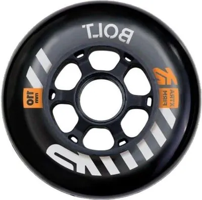 Obrázok produktu pre Inline korčule 110 mm, 90A, 2 kolieska, čierne, pár