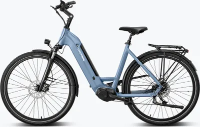Produktbild von 2024 GRUNDIG GCB-1 E-Bike 28 Zoll Elektrofahrrad für Damen und Herren, E-bike Trekking mit 250W/80N.m BAFANG Mittelmotor und Drehmomentsensor, Blau