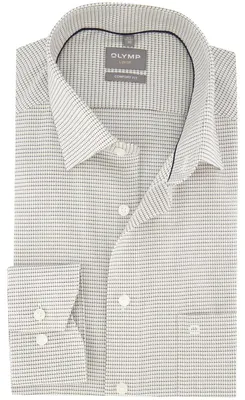 Immagine prodotto di Camicia a quadri beige e bianchi OLYMP Comfort Fit