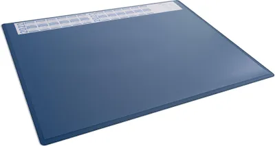 Produktbild von Schreibunterlage PP 65x50cm dunkelblau Packung mit 5 Stück