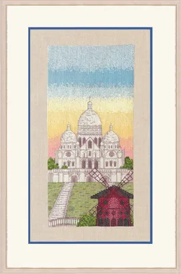 Immagine prodotto di Kit per punto croce "Le Bonheur des Dames", modello "Le Sacre Cœur", a punto croce, fai da te, dimensioni 10,5x24 cm