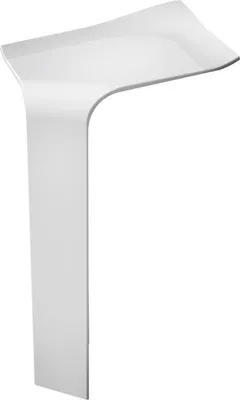Produktbild von HZ Sockelleiste SLF Innenecke 80-100 mit flexibler Dichtlippe (nur mit Schelle 2151) Weiß 20801 Heizungsrohrverkleidung Heizungsrohre Rohre