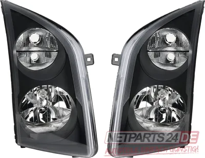 Produktbild von Johns, Scheinwerfer Set Halogen passend für VW Crafter 2E 2013- H7 H7 Lin. Rec. mit TFL 2E1941005 2E1941006