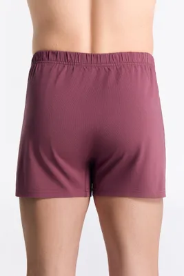 Produktbild von Bio-Baumwoll-Boxershorts mit Holzknopf - 3er Pack