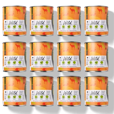 Produktbild von Favly Wild mit Amaranth Brokkoli & Leinöl 12x 800g eine gesunde, artgerechte und natürliche Fütterung