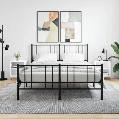 Produktbild von [Home] Nachttische 2 Stk. Weiß 40x30x50 cm Holzwerkstoff , Neue Mode 2024 im häuslichen Leben