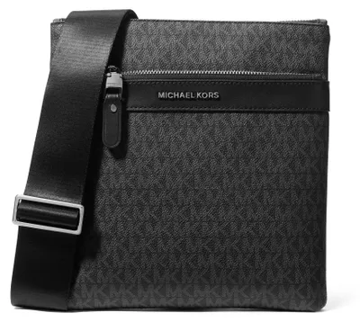 Produktbild von Michael Kors Hudson Umhängetasche mit Logo, Schwarz