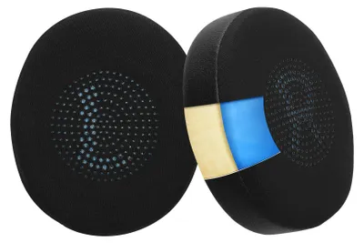 Produktbild von kwmobile 2x Kunstleder Ohr Polster für Jabra Evolve2 65 / 65MS / Evolve2 40 /40UC / Elite 45h Ohrpolster - Ersatz Ohrpolster - Kopfhörer Ersatzteile -