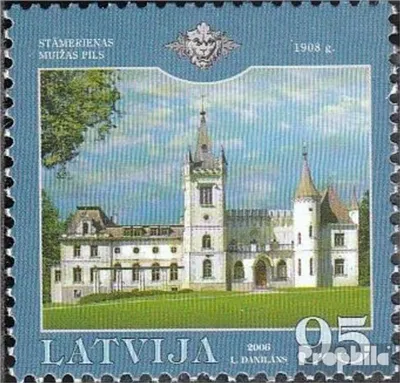 Produktbild von Briefmarken Lettland 2006 Mi 664 (kompl.Ausg.) postfrisch Schlösser