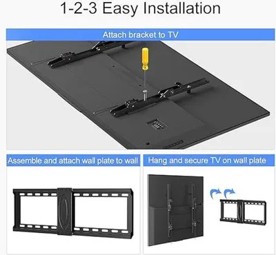Produktbild von Famanu TV Wandhalterung für flache und gebogene Fernseher - 37-82 Zoll