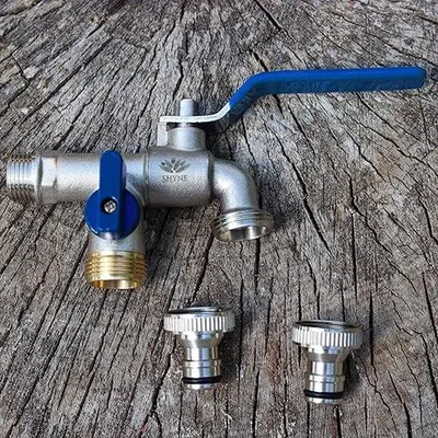 Obrázok produktu pre Záhradné kohútiky, príslušenstvo z nehrdzavejúcej ocele, 3/4'' až 2*3/4''