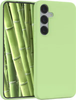 Immagine prodotto di EAZY CASE custodia in silicone per Samsung Galaxy S25 Plus protezione posteriore in silicone in verde