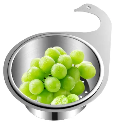 Produktbild von Eck-Siebkorb für die Spüle aus Edelstahl