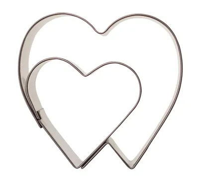 Immagine prodotto di Westmark 36562291 Tagliabiscotti a doppio cuore | Lavabile in lavastoviglie | 6,5 cm