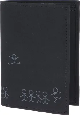 Produktbild von oxmox Geldbörse New Cryptan RFID Protect Kombibörse Jumping Jack 2.0 Print Grey Black schwarz