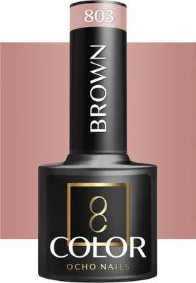Produktbild von OCHO NAILS Hybrid-Nagellack braun 803 -5 g