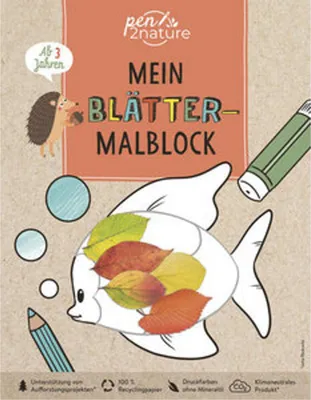 Produktbild von Mein Blätter-Malblock. Für Kinder ab 3 Jahren